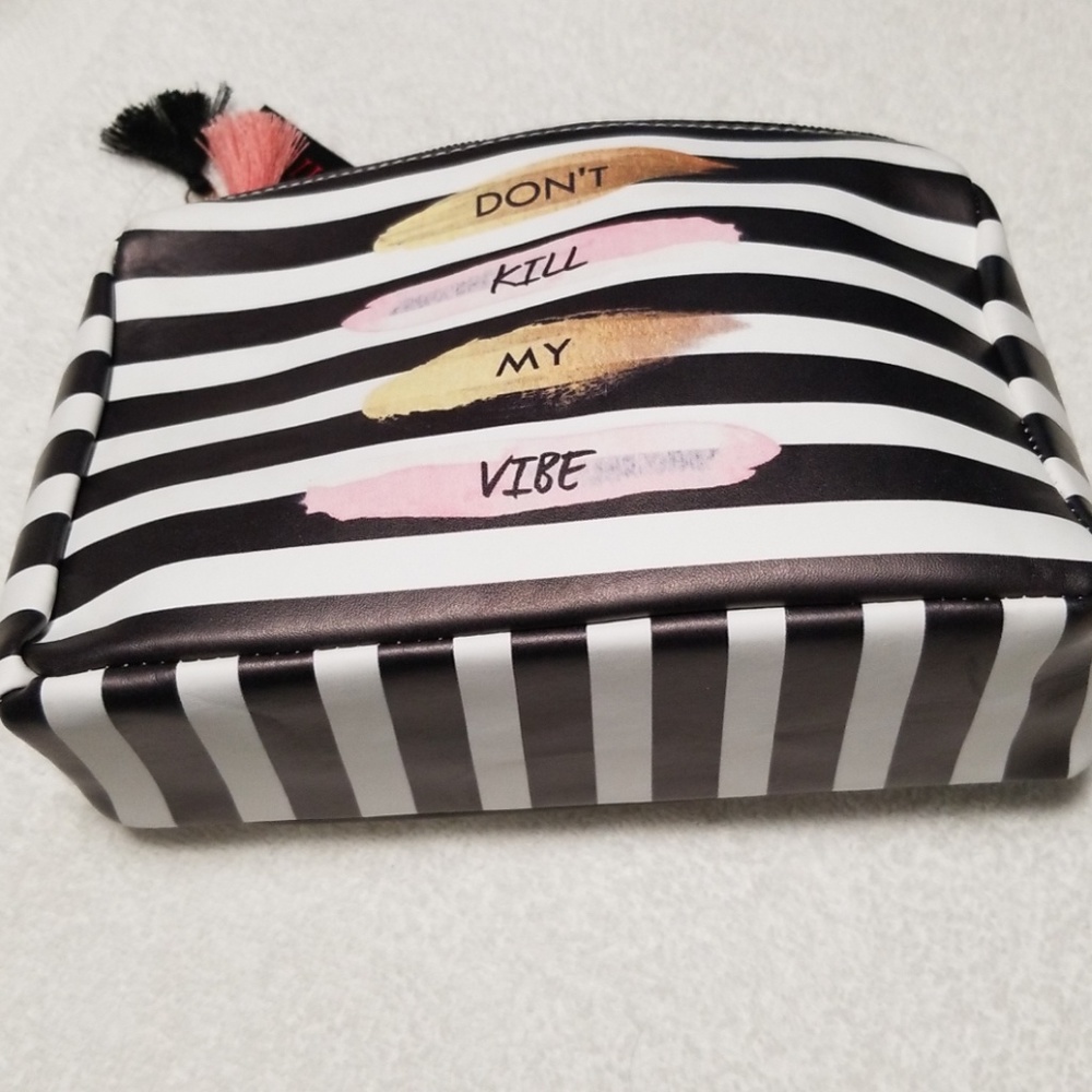 Don't Kill My Vibe Make Up Cosmetic Bag